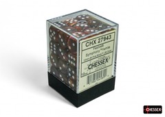 Festive: 12mm d6 Symphony/White Dice Block (36 Dice)